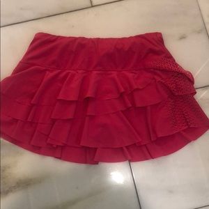 Lucky in love tennis skort